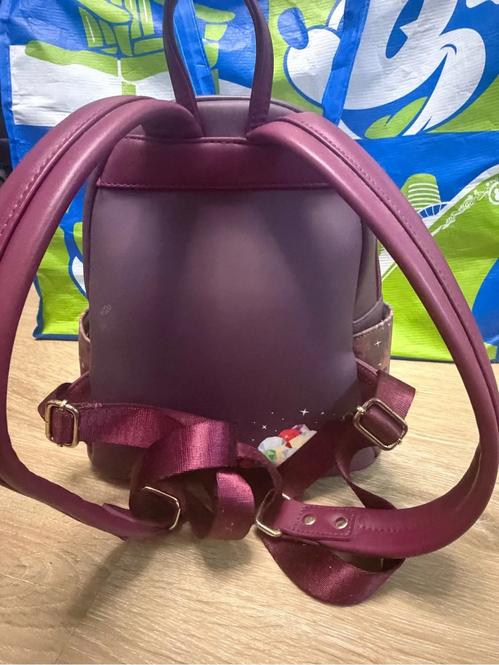 Disney Loungefly Snow White Seven Dwarfs Gem Mine Cart Mini Backpack